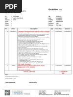 Quotation: No. Items Description Qty. Unit Price Amount