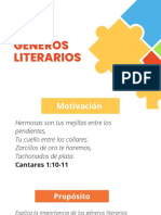 Los Géneros Literarios