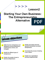 Entrepreneurship Lecture 3