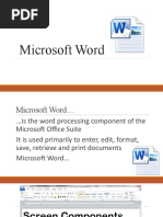 Lesson 5 Ms Word