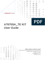 A7670SA TE V2.01 Kit User Guide V1.00