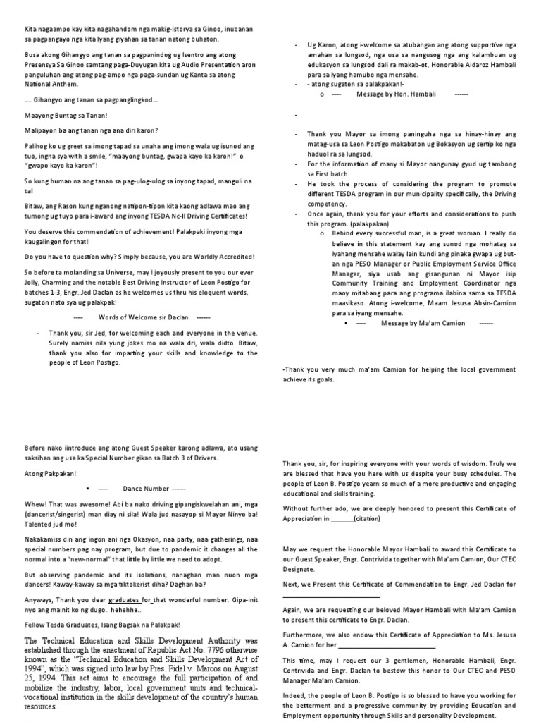 Script 2-Tesda Hosting | PDF