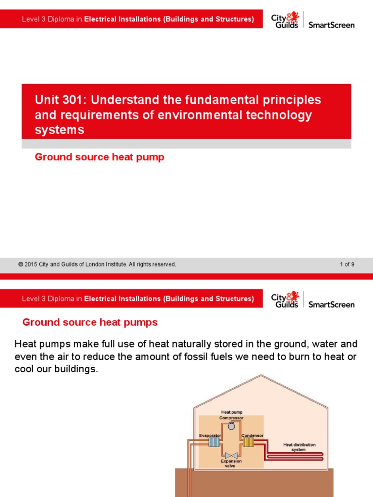 Ground Source Heat Pumps Overview | PDF | Heat Pump | Physical Sciences