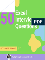 50 Excel Interview Questions 1685459119