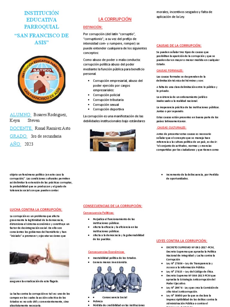 La Corrupcion | PDF | Corrupción política | Ciencias Políticas