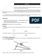 Experiment 102 Friction (Simulation Procedure)