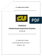 SJU-P2K3L-P08 Pemantauan Kesehatan Pegawai