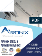 Aironix Hidden Linear Slot Diffusers