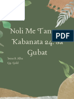 Noli Me Tangere Kabanata 24 Sa Gubat