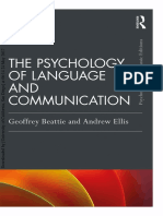Beattie, G., & Ellis, A. (2017) - The Psychology of Language and Communication. London - Routledge