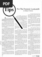 Tips For Forensic Locksmith