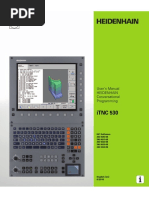 iTNC 530: User's Manual Heidenhain Conversational Programming