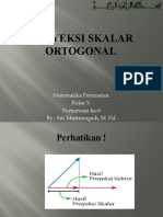 Proyeksi Skalar Ortogonal