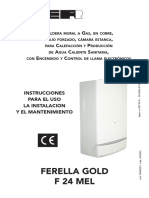 FERELLA GOLD F24MEL Manual Instalación ES (2003-04 35440231)