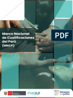 Marco Nacional de Cualificaciones Del Perú (MNCP)