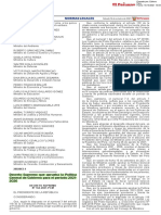 DS N° 164-2021-PCM Politica Genral de Gob 2021-2026