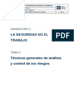 Tema 2. Tecnicas Generales de Analisis y Control de Los Riesgos