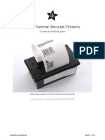 Datasheet Thermal Printer