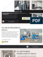 Glass Company in Oman