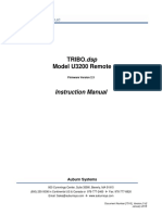 TRIBOdsp U3200 Remote Manual v1.6