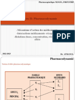 Chapitre II Pharmacodynamie 2023