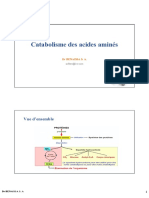 5 - Catabolisme Des AA