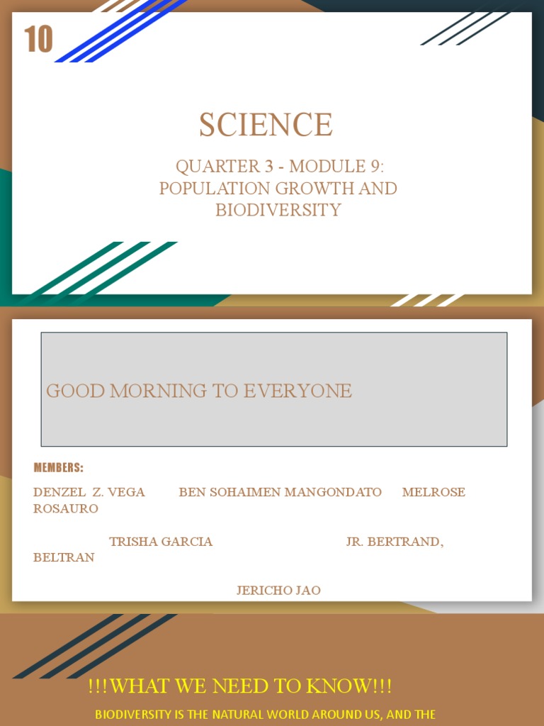 Science-Population Growth and Biodiversity | PDF | Biodiversity ...