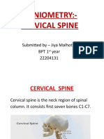 Cervical Goniometery