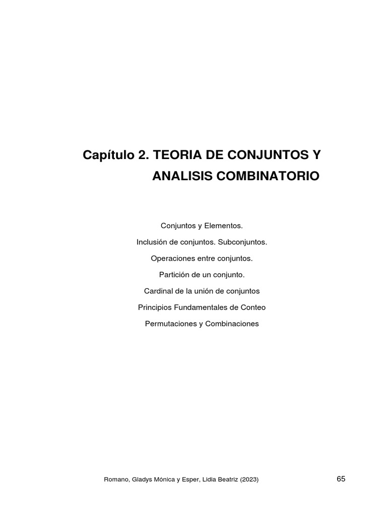 Combinación de Conjuntos y Álgebra | PDF | Conjunto (Matemáticas ...