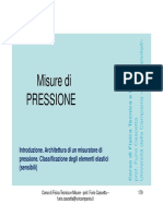 1-MISURE DI PRESSIONE (Generalità, Elementi Elastici)