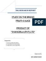 Marketing Research Brand Fruiti (April 17, 2016) Sunday