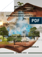 Documento A4 Portada Reporte Final Impacto Ambiental Verde Orgánico Simple