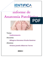 Informe Fenilcetonuria Albarran Torres