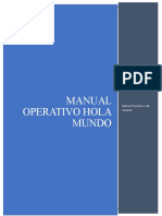 Manual Operativo Hola Mundo - Ernesto