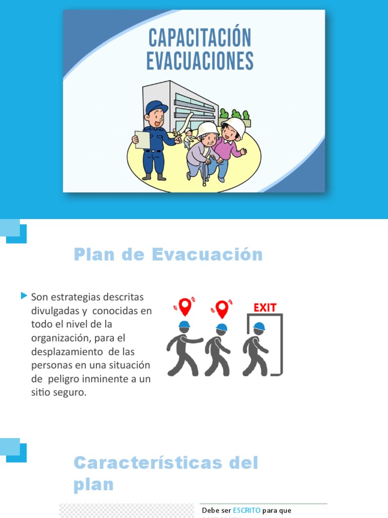 Plan de Evacuación y Brigadas de Emergencia | PDF