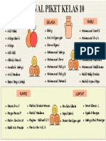 Jadwal Pikets 10 TSM 1