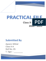 Practical File IT