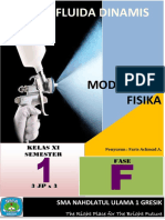 Fluida Dinamis: Modul Ajar Fisika