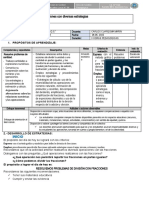 Carlos Dividimos Fracciones Con Diversas Estrategias