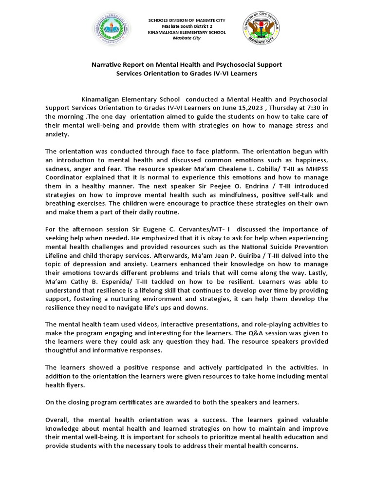 Narrative Download Free Pdf Mental Health Learning