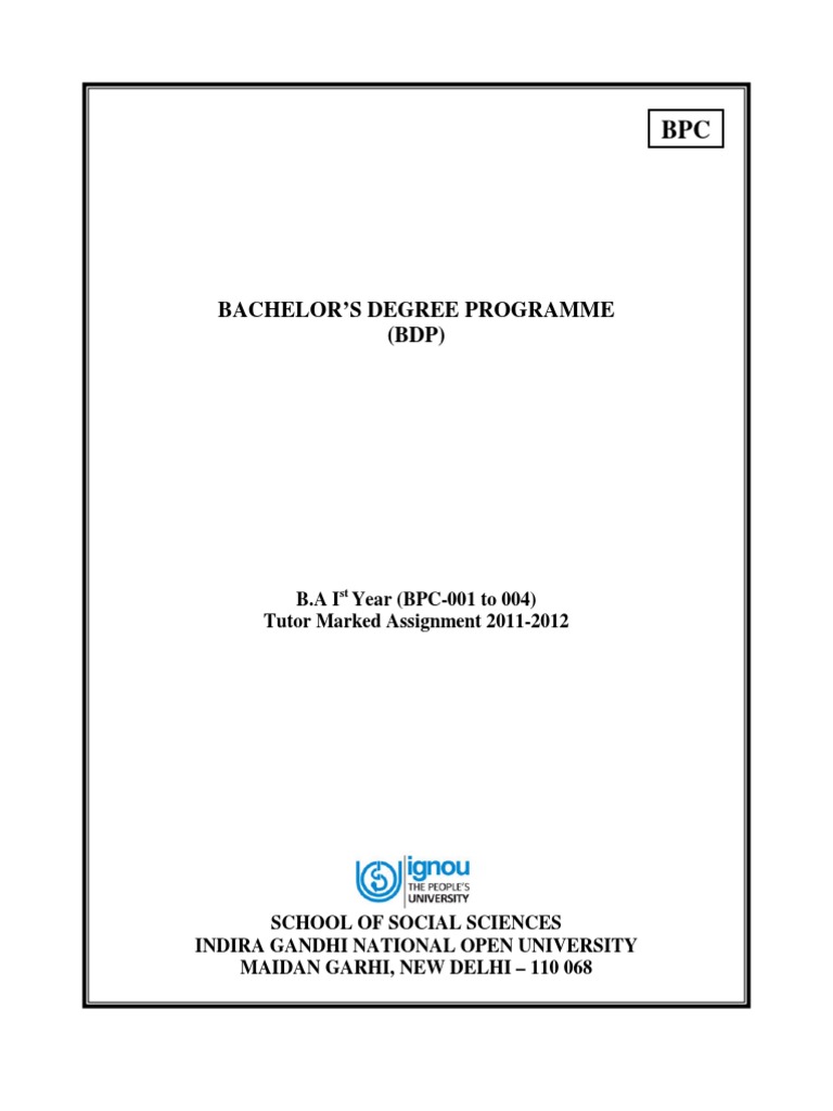 BA 1st Year Psychology Assignments Guide | PDF | Developmental ...