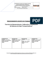 Servicio de Mantenimiento, Calibración y Certificación de Balanzas de Fajas Transportadoras - Cajamarquilla-B1