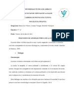 Trastorno de Ansiedad Fobica de La Infancia