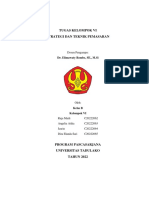 Makalah Kelompok VI Kelas B Strategi Dan Teknik Pemasaran