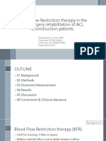 2.0blood Flow Restriction Therapy in The Post-Surgery