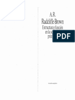 Radcliffe-Brown-Estructura y funcion en la sociedad primitiva