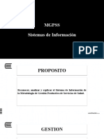 GSS - MGPSS - Sistemas de Información