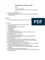 Oral Exam 2019 - Extracted by Topics