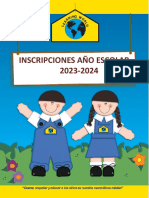 Informacion Nuevo Ingreso Terrazas Año Escolar 2023 - 2024