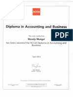 ACCA Diploma in Accounting